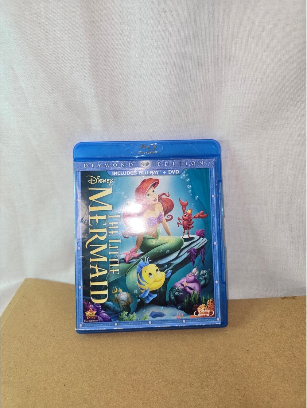 Disney The Little Mermaid Diamond Edition Blu-ray DVD 2-Disc Set 2013